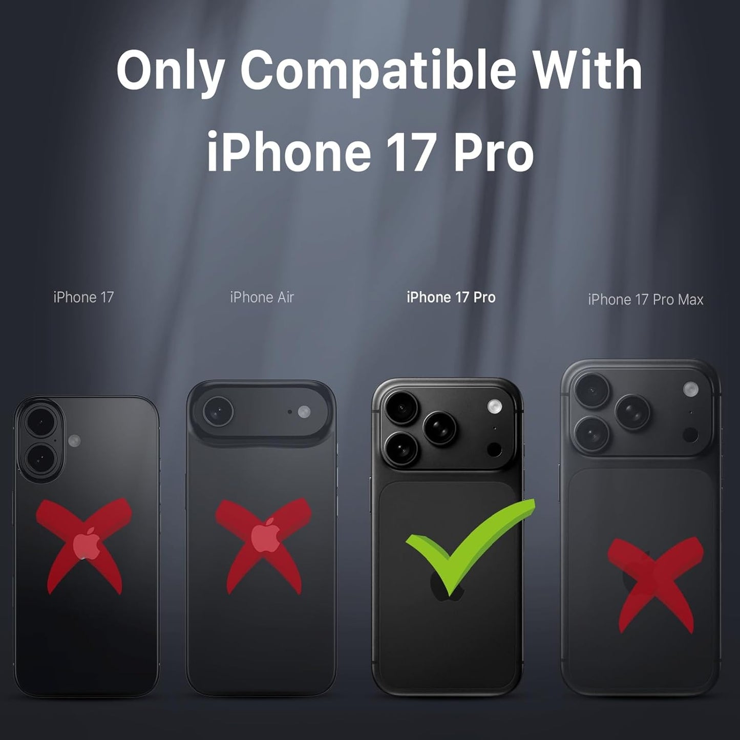 M MYBAT PRO Maverick Series iPhone 17Pro Case with Belt Clip Holster,[Compatible with Magsafe] w/Screen Protector,Anti-Drop,Shockproof,with 360°Rotating Kickstand,Heavy Duty Protection Black